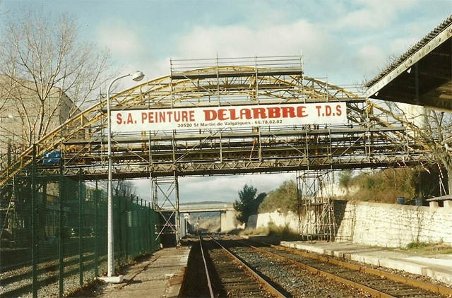 Rénovation passerelle métallique